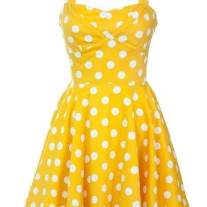 Yellow Ixia Mini Swing Dress size L